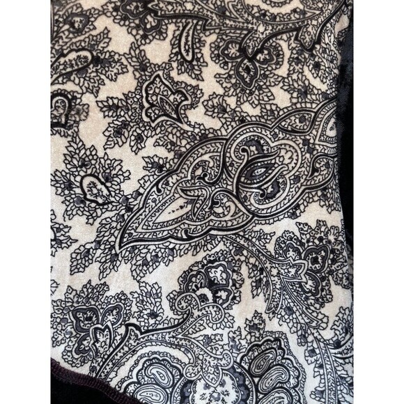 The Pyramid Collection Boho Paisley Velvet-Sleeve Midi Dress – XL, Romantic Fan - Picture 5 of 8